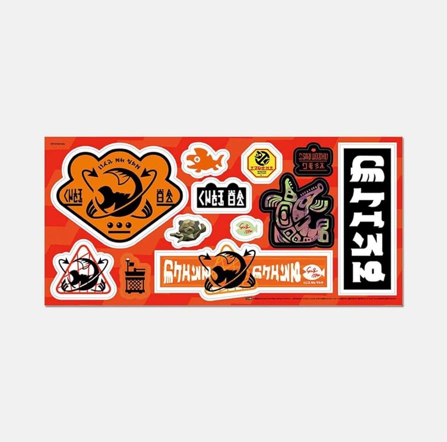 スプラトゥーン2 イカすテッカー　ステッカー　3種×3セット Amazon.co.jp: 未開封 任天堂 スプラトゥーン2 イカすテッカー 3